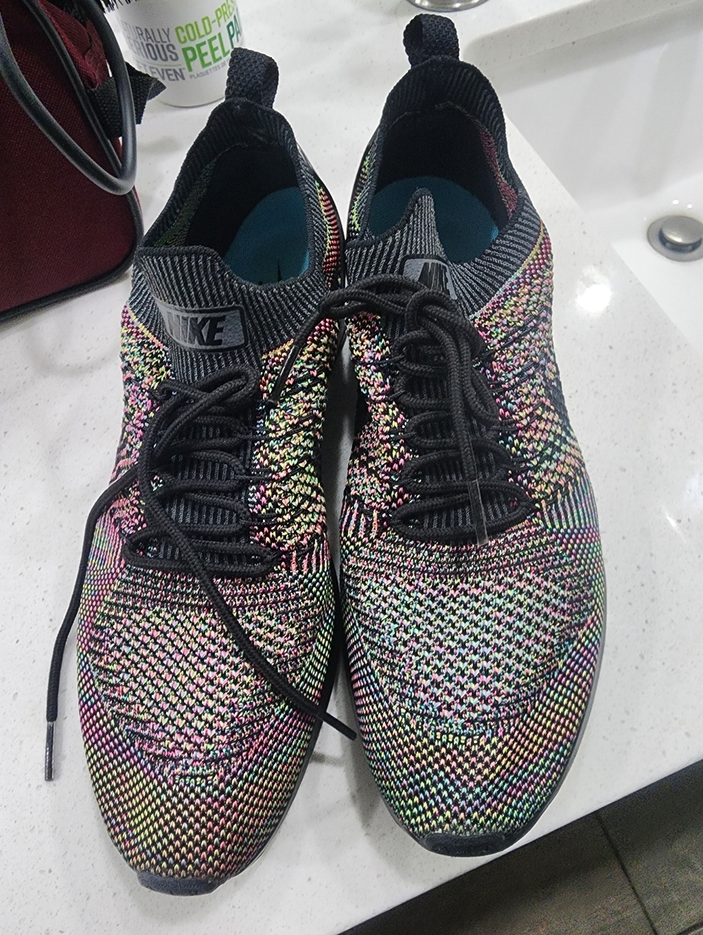 Nike Flyknit Multicolor Running Shoes